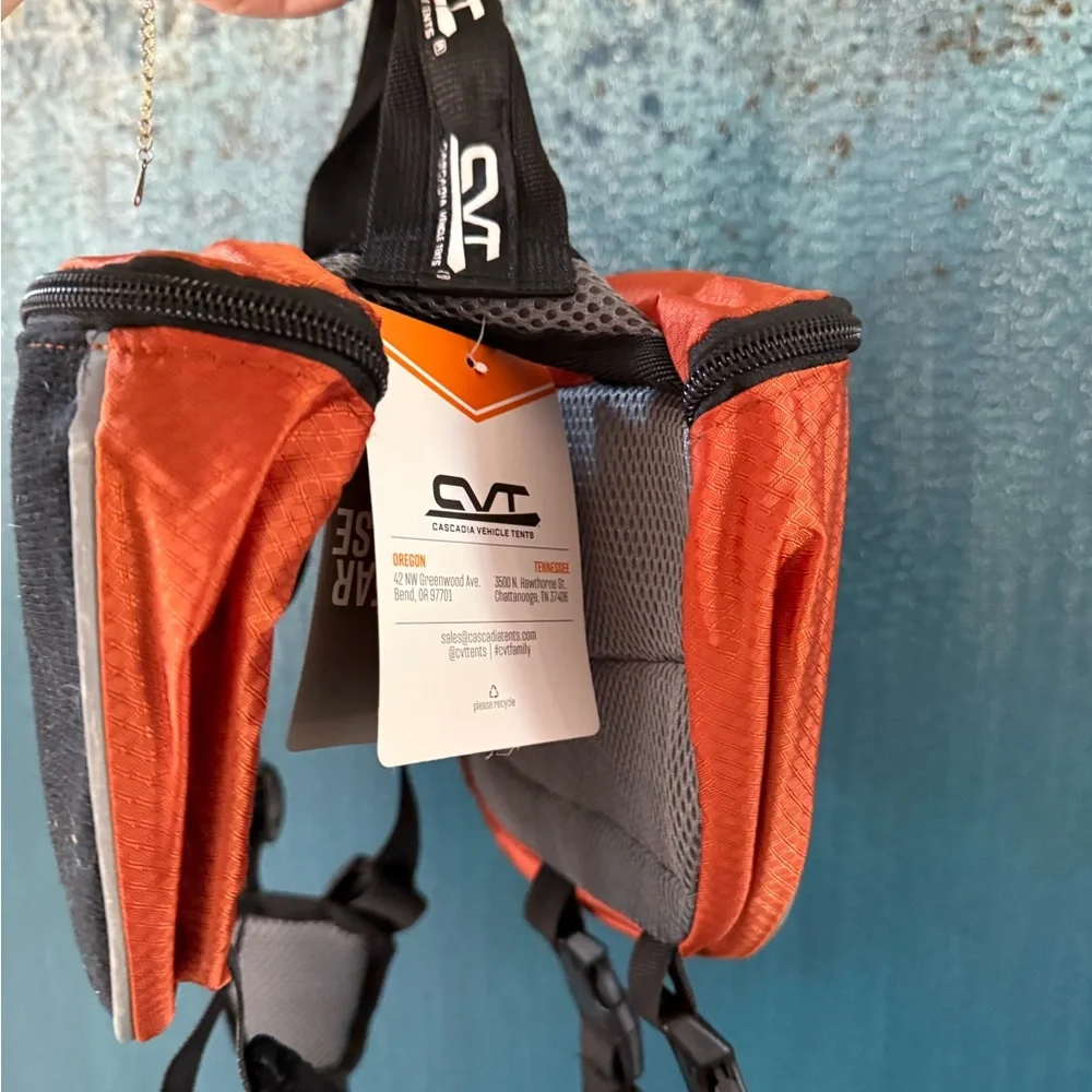Black and Orange Dog Bag